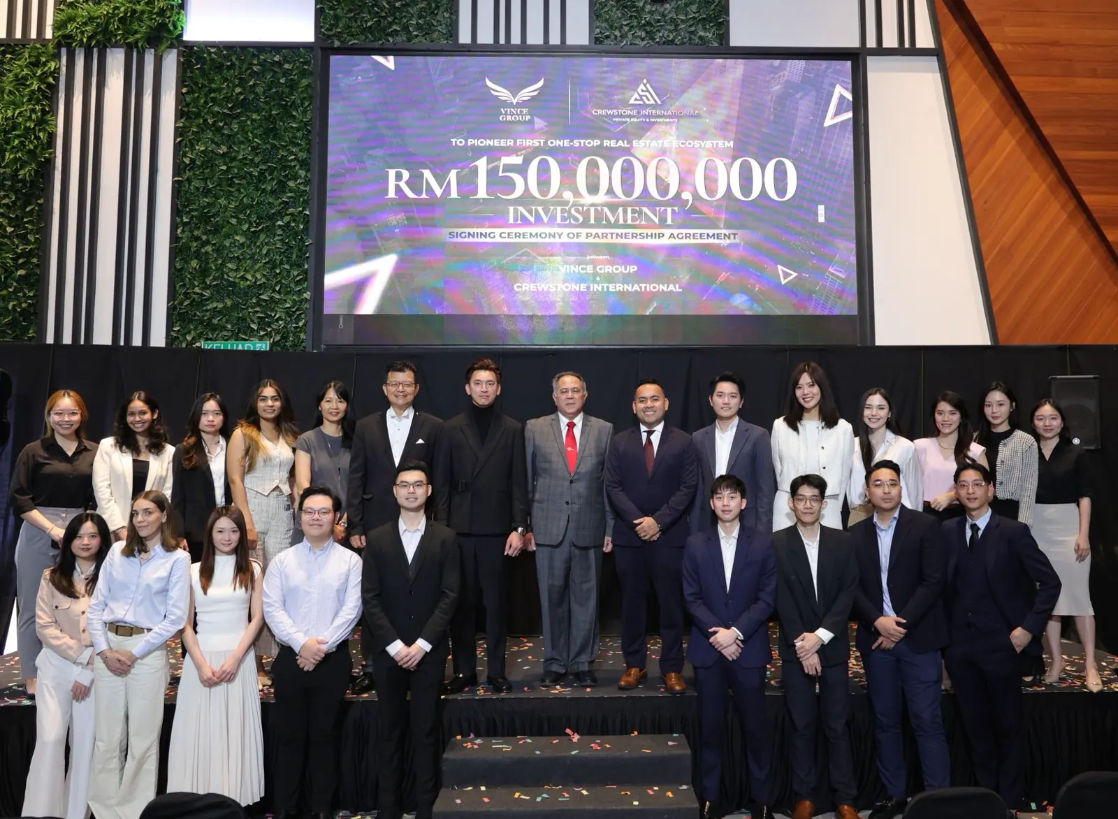 Crewstone International And Vince Group Launch Groundbreaking RM150 Million Real Estate Investment Fund