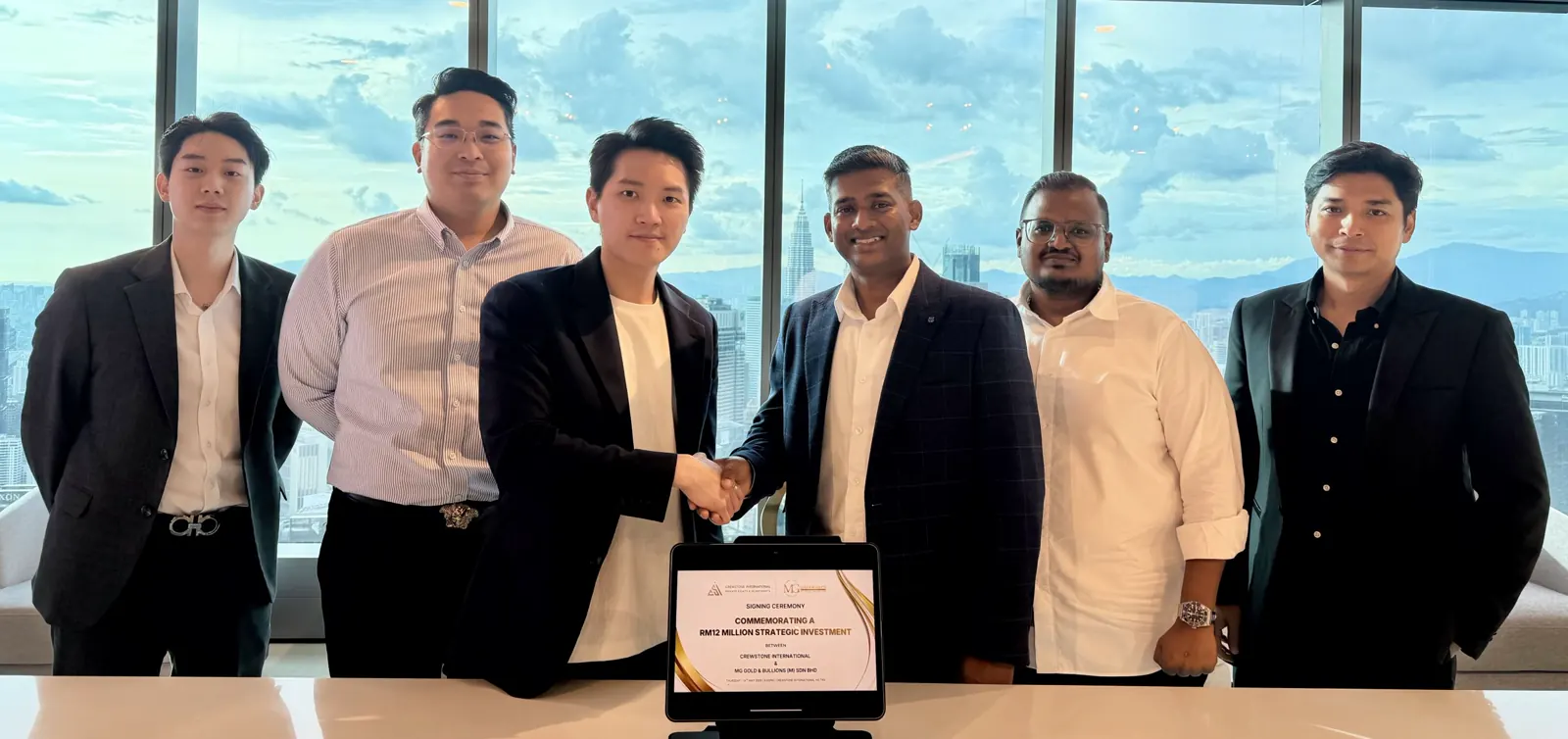 MG Gold Secures RM12 Million Crewstone International Investment To Accelerate Digital Gold Ecosystem Build-Out And Regional Expansion